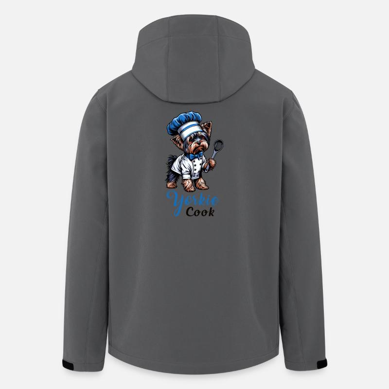Yorkshire Terrier Koch - Recycelte Männer Softshell-Jacke von Stanley/Stella - Anthrazit