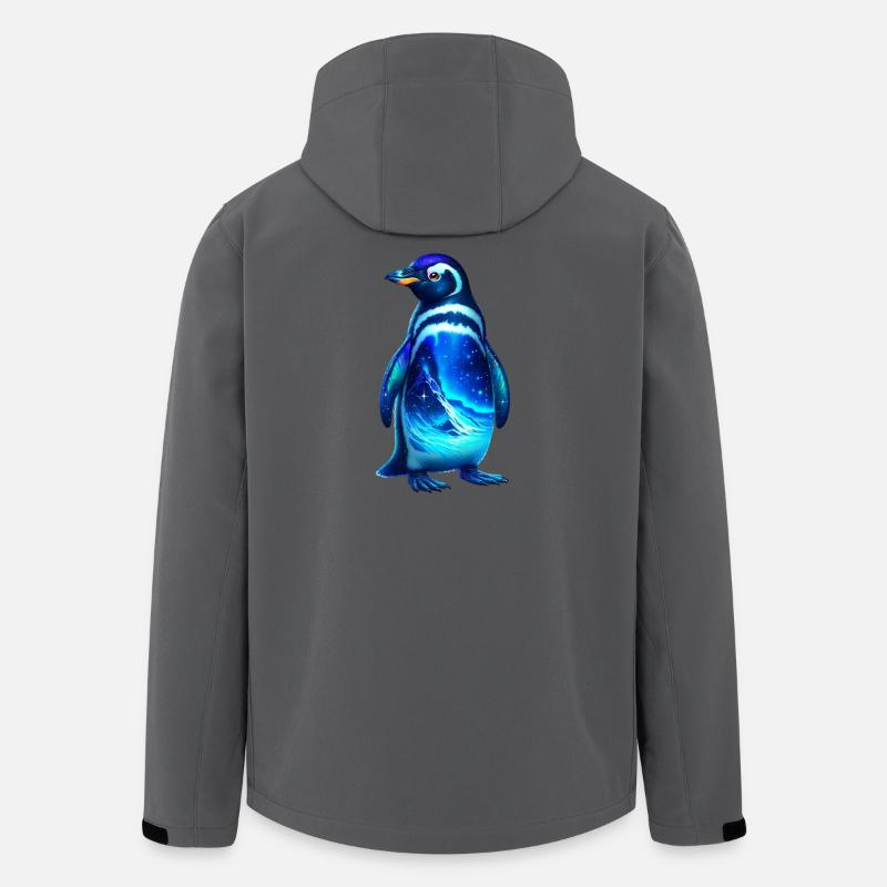 Pinguin - Recycelte Männer Softshell-Jacke von Stanley/Stella - Anthrazit