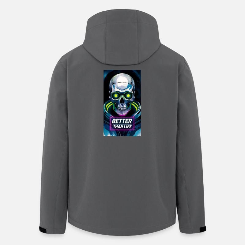 Schädel - Recycelte Männer Softshell-Jacke von Stanley/Stella - Anthrazit