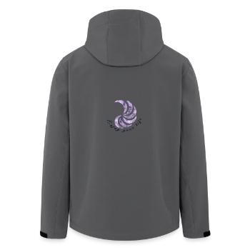 Enjoy your life - Recycelte Männer Softshell-Jacke von Stanley/Stella - Anthrazit - Hinten - AI Model Male 185 light (185cm)