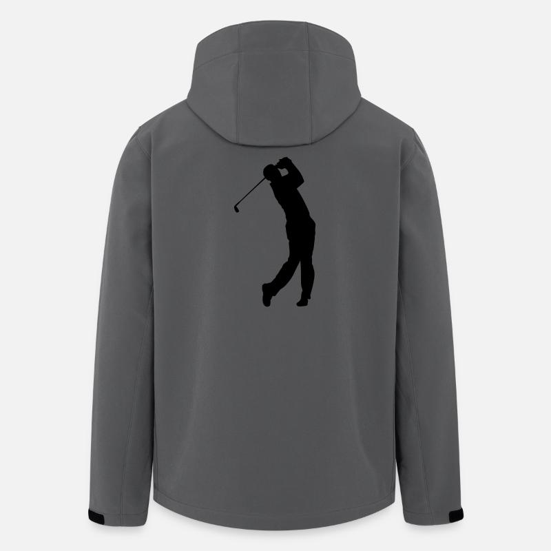 Golfer shadow - Men’s Recycled Softshell Jacket by Stanley/Stella - anthracite