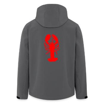 Der Hummer - Recycelte Männer Softshell-Jacke von Stanley/Stella - Anthrazit - Hinten - AI Model Male 185 light (185cm)