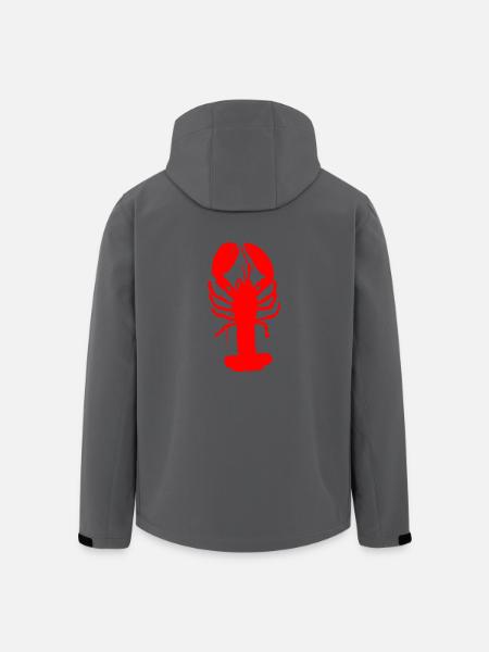 Der Hummer - Recycelte Männer Softshell-Jacke von Stanley/Stella - Anthrazit