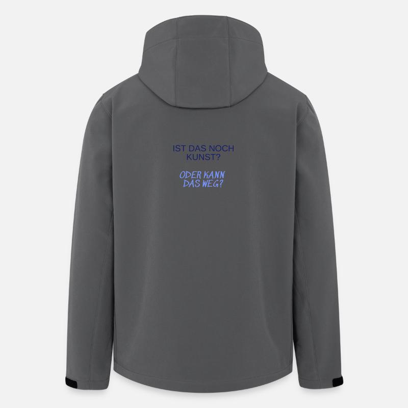 Kunstfrage: Ist Das Noch Kunst? - Recycelte Männer Softshell-Jacke von Stanley/Stella - Anthrazit