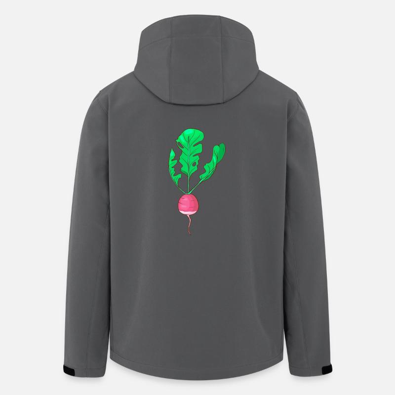 Herbstrübe Weiße Rübe Speiserübe - Recycelte Männer Softshell-Jacke von Stanley/Stella - Anthrazit