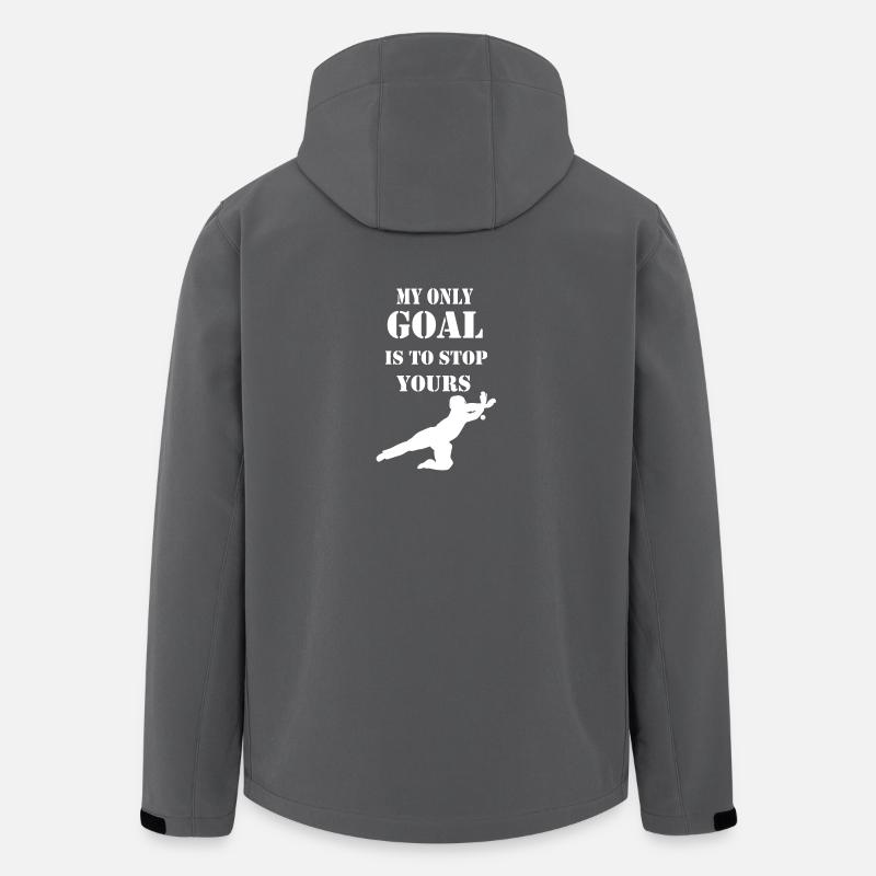 Floorball - Men’s Recycled Softshell Jacket by Stanley/Stella - anthracite