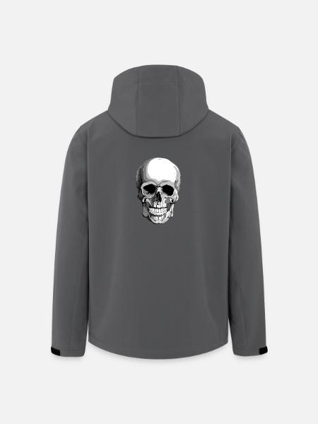 Schädel - Recycelte Männer Softshell-Jacke von Stanley/Stella - Anthrazit