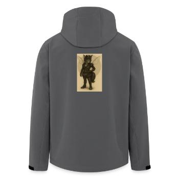 Dame Steamcat - Veste softshell homme en polyester recyclé Stanley/Stella - charbon - Dos - AI Model Male 185 light (185cm)