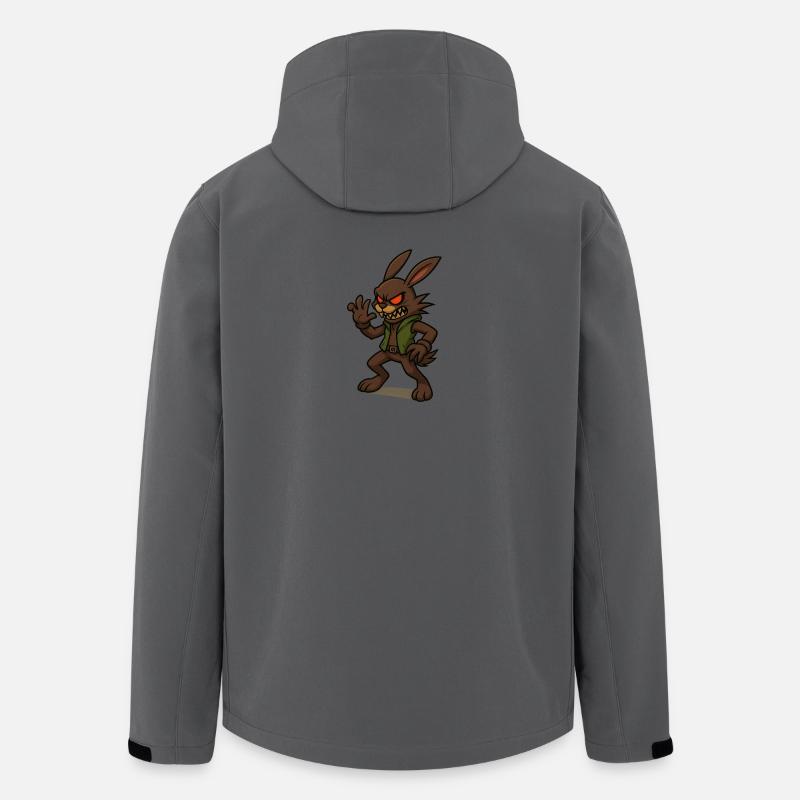 Warwick-Toni-Bunny (DefintelyNotBunny) - Men’s Recycled Softshell Jacket by Stanley/Stella - anthracite