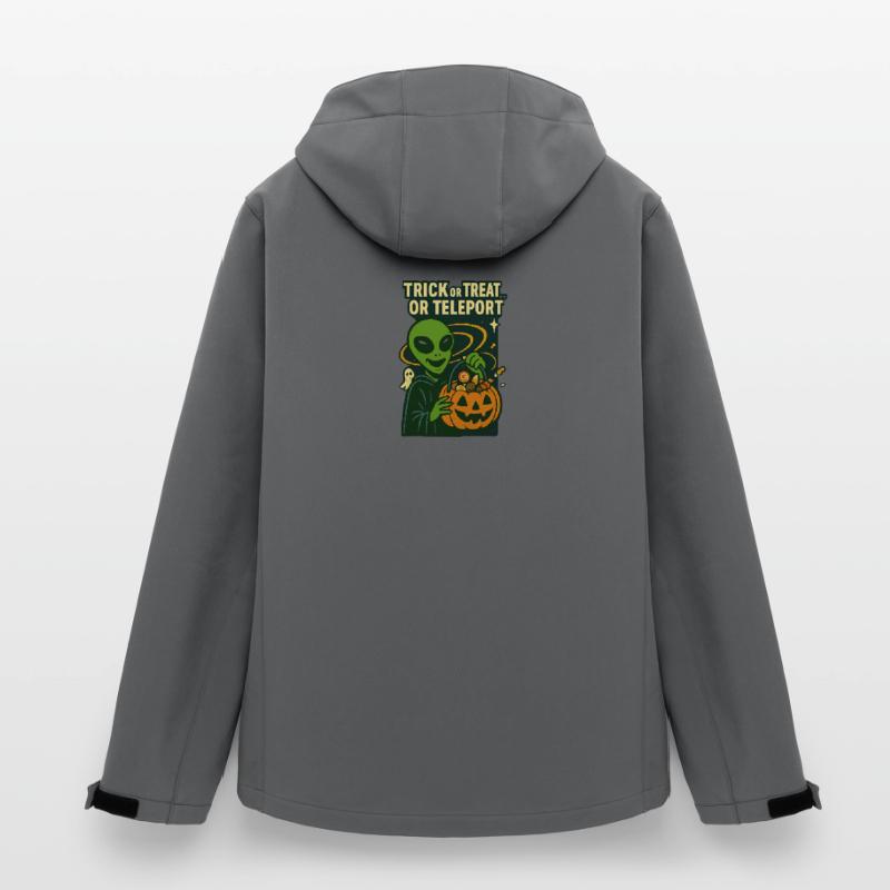 Alien Halloween T-Shirt – Süßes oder Saures... oder... Recycelte Männer Softshell-Jacke von Stanley/Stella