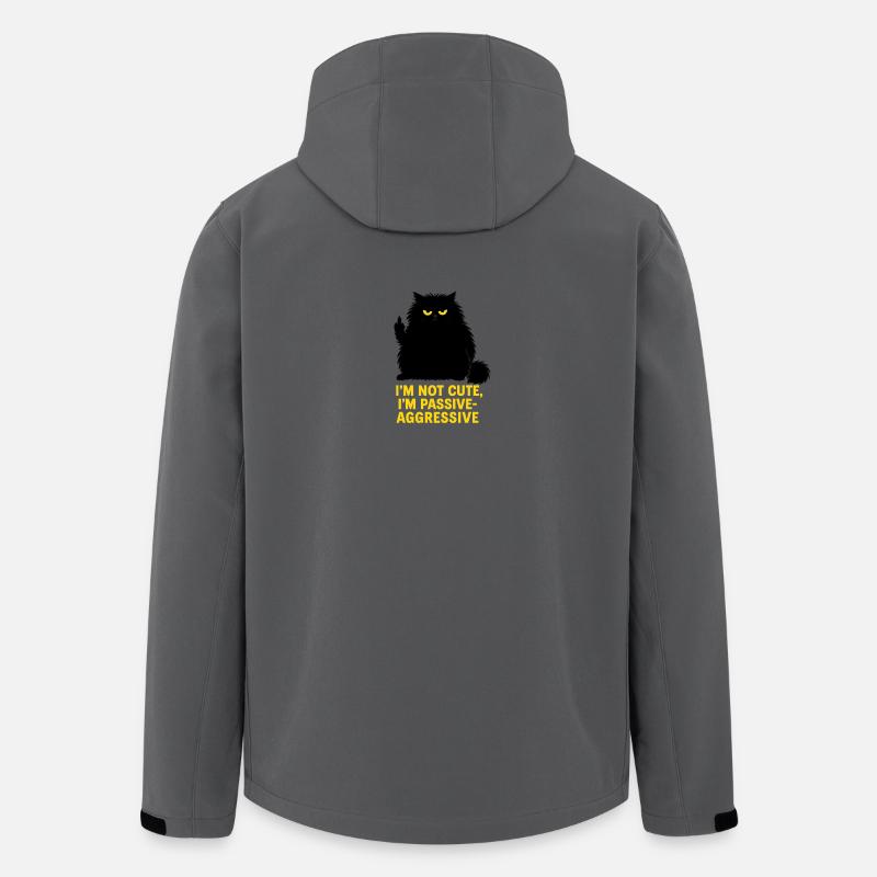 I'm Not Cute – Mr. Cuddly Stuff - Men’s Recycled Softshell Jacket by Stanley/Stella - anthracite