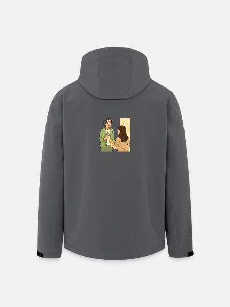 Oma Karin - Recycelte Männer Softshell-Jacke von Stanley/Stella - Anthrazit