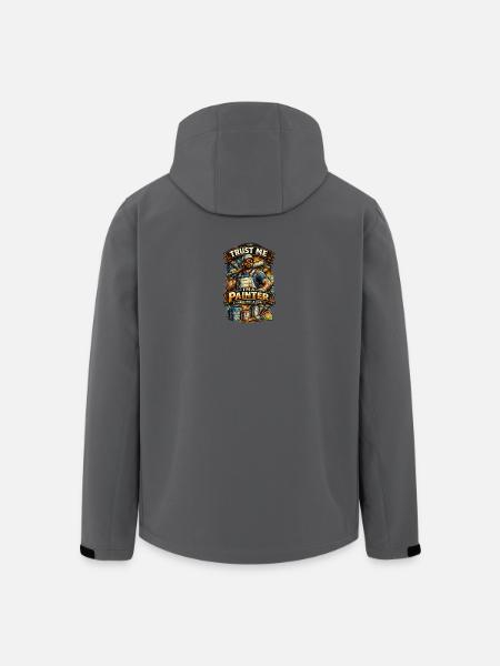Trust me I paint walls - Men’s Recycled Softshell Jacket by Stanley/Stella - anthracite