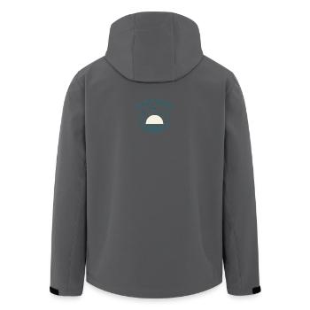 Sollten ein Ständiger begleiter sein. - Recycelte Männer Softshell-Jacke von Stanley/Stella - Anthrazit - Hinten - AI Model Male 185 light (185cm)