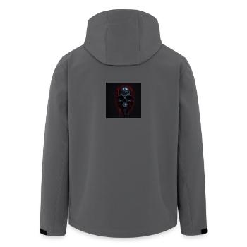 Heavy Metal 4 - Men’s Recycled Softshell Jacket by Stanley/Stella - anthracite - Back - AI Model Male 185 light (185cm)