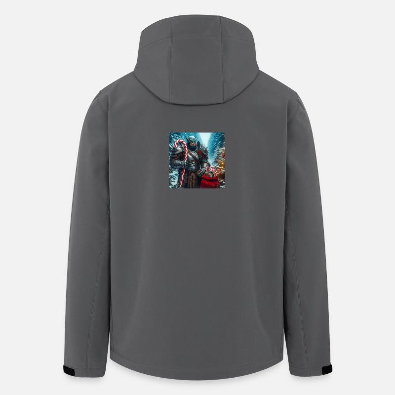 Orc Weihnachten 3 - Recycelte Männer Softshell-Jacke von Stanley/Stella - Anthrazit