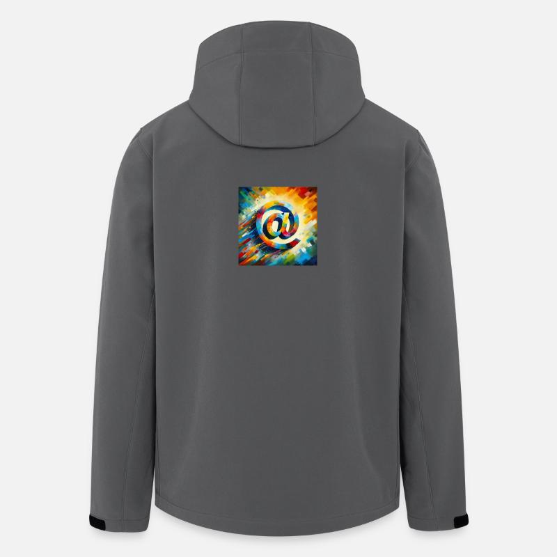 Symbol 7 - Recycelte Männer Softshell-Jacke von Stanley/Stella - Anthrazit