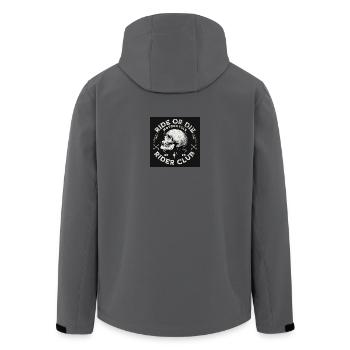 Ride Or Die (Men's) T-Shirt - Men’s Recycled Softshell Jacket by Stanley/Stella - anthracite - Back - AI Model Male 185 light (185cm)