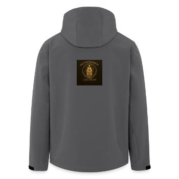 Pactum Elysium  - Recycelte Männer Softshell-Jacke von Stanley/Stella - Anthrazit - Hinten - AI Model Male 185 light (185cm)
