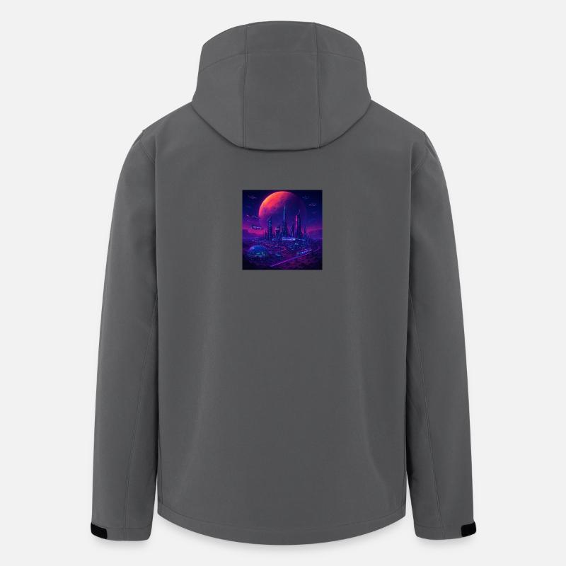 RockyZoo62 - Recycelte Männer Softshell-Jacke von Stanley/Stella - Anthrazit