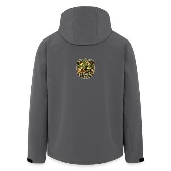 Faites pousser à votre façon, BigRanch - Veste softshell homme en polyester recyclé Stanley/Stella - charbon - Dos - AI Model Male 185 light (185cm)