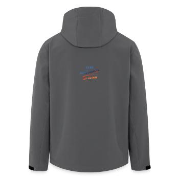 Not perfect, close - Men’s Recycled Softshell Jacket by Stanley/Stella - anthracite - Back - AI Model Male 185 light (185cm)