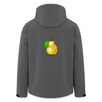 Birne - Recycelte Männer Softshell-Jacke von Stanley/Stella - Anthrazit - Hinten - AI Model Male 185 light (185cm)