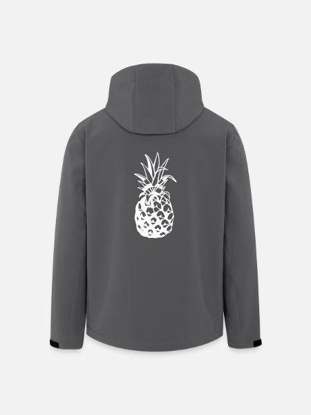 ananas - Recycelte Männer Softshell-Jacke von Stanley/Stella - Anthrazit