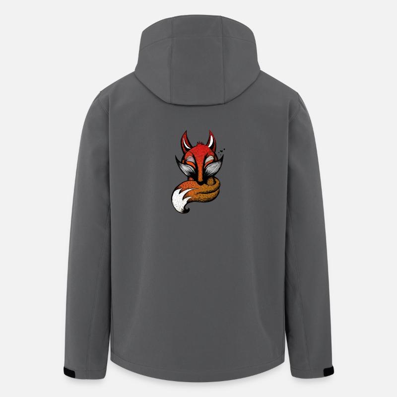 Fox - Men’s Recycled Softshell Jacket by Stanley/Stella - anthracite