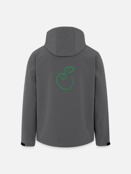 Apfel - Recycelte Männer Softshell-Jacke von Stanley/Stella - Anthrazit