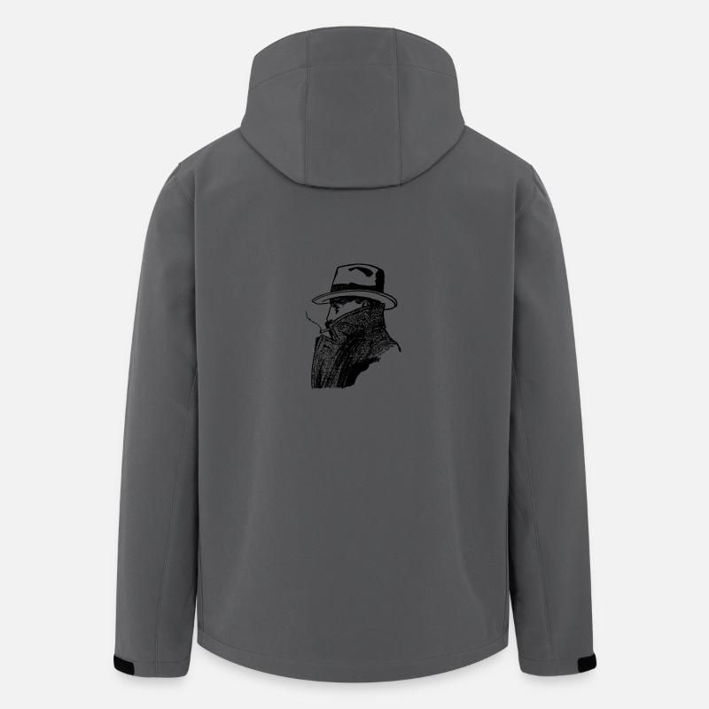 Agent Mafia Design - Veste softshell homme en polyester recyclé Stanley/Stella - charbon
