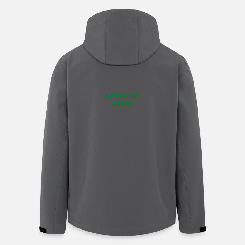 Göteborg Gårda – Green-black design - Men’s Recycled Softshell Jacket by Stanley/Stella - anthracite