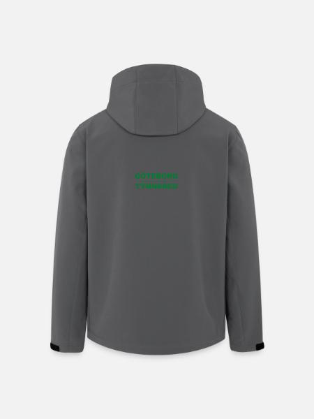 Göteborg Tynnered – Design vert-noir - Veste softshell homme en polyester recyclé Stanley/Stella - charbon