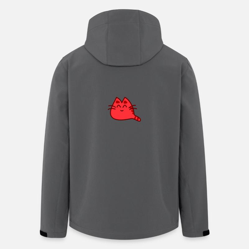 Cute Cat Cat Meow - Men’s Recycled Softshell Jacket by Stanley/Stella - anthracite
