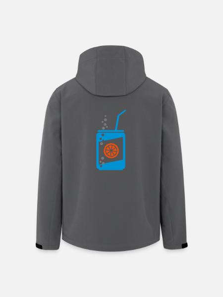 Limonade Dose - Recycelte Männer Softshell-Jacke von Stanley/Stella - Anthrazit