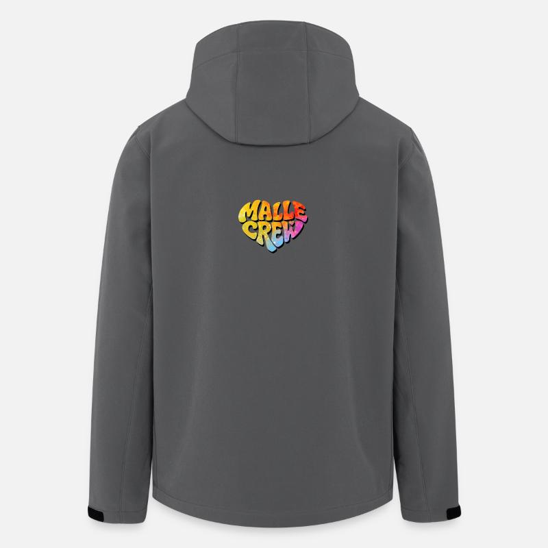 MALLE CREW  - Recycelte Männer Softshell-Jacke von Stanley/Stella - Anthrazit