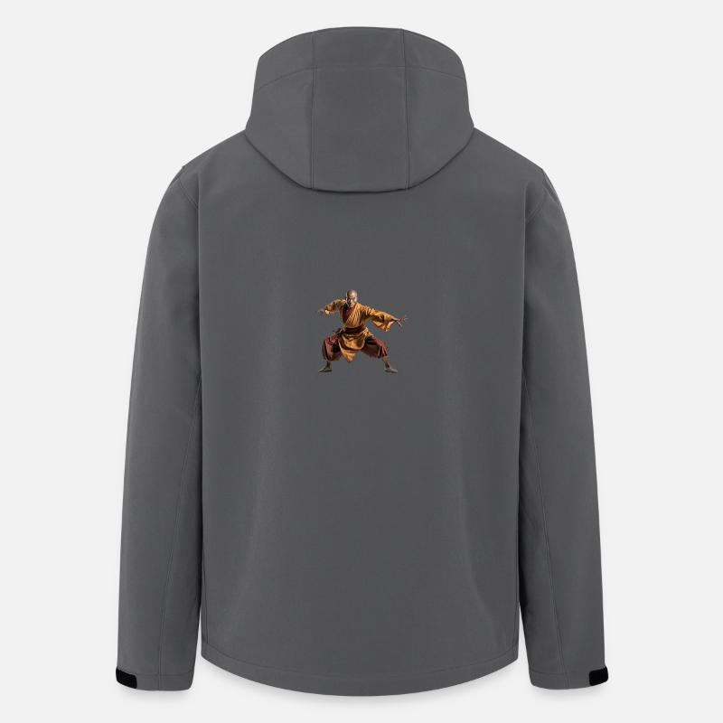 Shaolin - Recycelte Männer Softshell-Jacke von Stanley/Stella - Anthrazit
