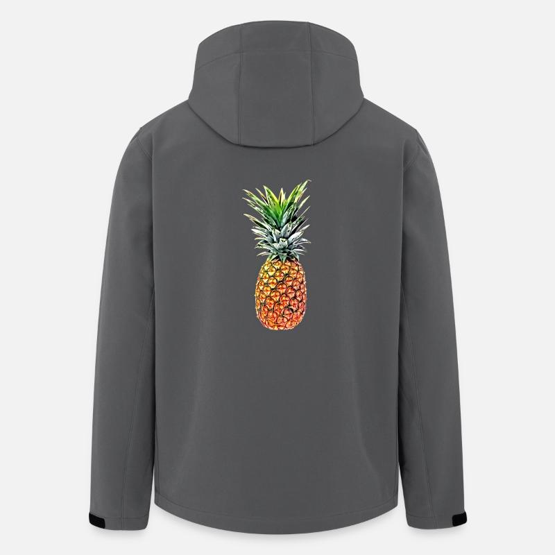Ananas princesse - Veste softshell homme en polyester recyclé Stanley/Stella - charbon
