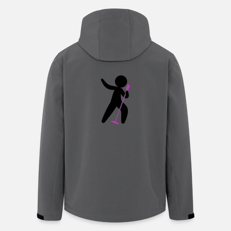Popstar - Recycelte Männer Softshell-Jacke von Stanley/Stella - Anthrazit