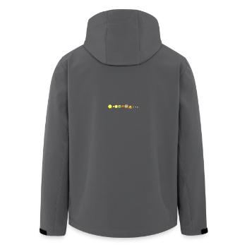 Sonnensystem - Recycelte Männer Softshell-Jacke von Stanley/Stella - Anthrazit - Hinten - AI Model Male 185 light (185cm)
