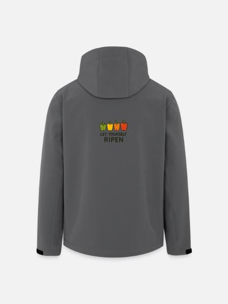Let Yourself Ripen - Men’s Recycled Softshell Jacket by Stanley/Stella - anthracite