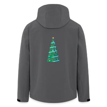 christmas tree weihnachtsbaum tannenbaum weihnacht - Recycelte Männer Softshell-Jacke von Stanley/Stella - Anthrazit - Hinten - AI Model Male 185 light (185cm)