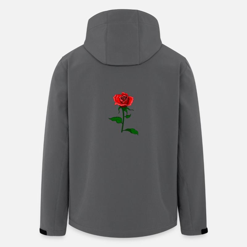 Rose - Recycelte Männer Softshell-Jacke von Stanley/Stella - Anthrazit