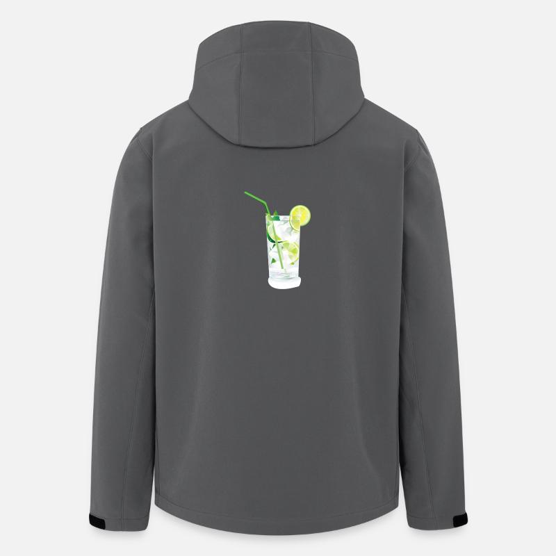 Caipirinha Cocktail - Recycelte Männer Softshell-Jacke von Stanley/Stella - Anthrazit