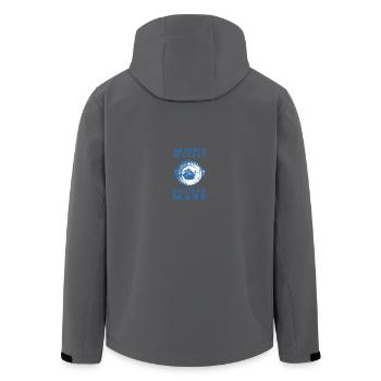 Maxims schöne Korb Kürzere Korb - crazy Shirt - Recycelte Männer Softshell-Jacke von Stanley/Stella - Anthrazit - Hinten - AI Model Male 185 light (185cm)