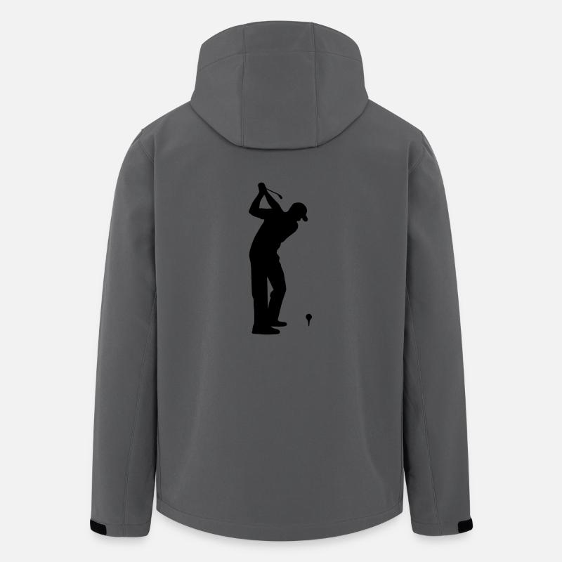 Golf Golfer Golfer Golf Course - Men’s Recycled Softshell Jacket by Stanley/Stella - anthracite