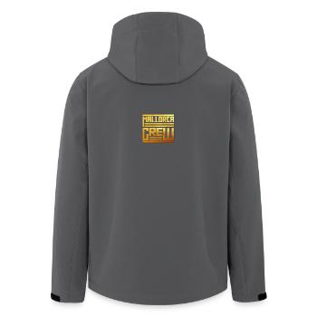 Mallorca Crew - Recycelte Männer Softshell-Jacke von Stanley/Stella - Anthrazit - Hinten - AI Model Male 185 light (185cm)