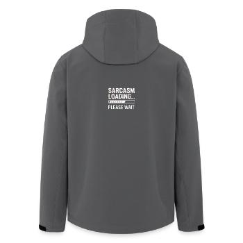 Sarcasme - Veste softshell homme en polyester recyclé Stanley/Stella - charbon - Dos - AI Model Male 185 light (185cm)