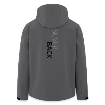 SILVERBACK (versetzt) - Recycelte Männer Softshell-Jacke von Stanley/Stella - Anthrazit - Hinten - AI Model Male 185 light (185cm)