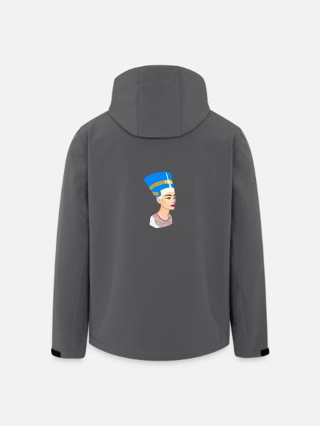Nofretete - Recycelte Männer Softshell-Jacke von Stanley/Stella - Anthrazit